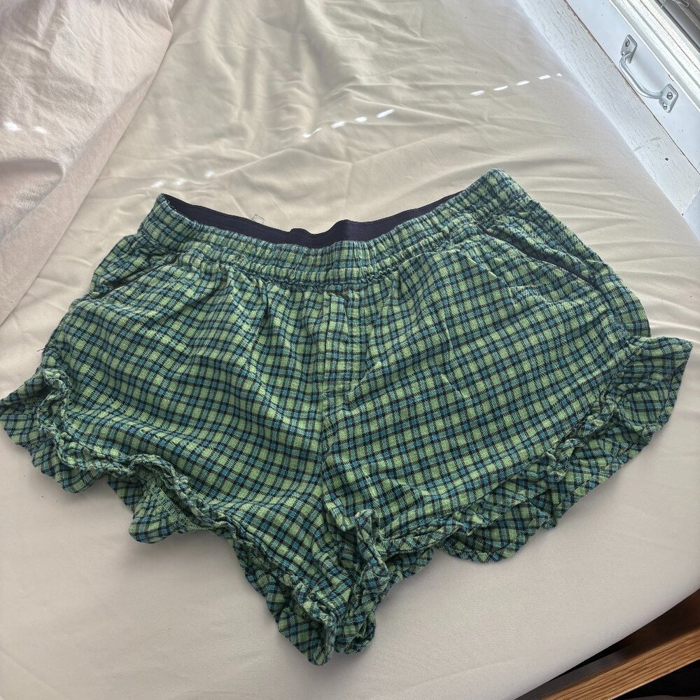Aerie Ruffle Bottom Pajama Shorts